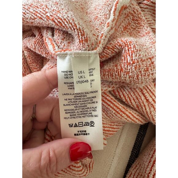 Free People Lenox Tunic Sweater Tunic/Dress - Carrot Cake Combo - LG - Picture 10 of 11